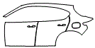 Door and Rear Fender Kit pattern for the 2026 Alfa Romeo Stelvio