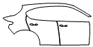 Door and Rear Fender Kit pattern for the 2026 Alfa Romeo Stelvio