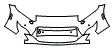 Bumper Kit pattern for the 2015 Jaguar XK