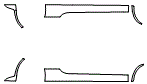 Rocker Panel Kit pattern for the 2008 Jaguar XKR