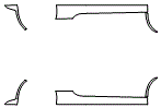 Rocker Panel Kit pattern for the 2007 Jaguar XK