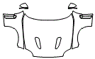 Hood, Full Hood, Fender and Mirror Kit pattern for the 2011 Jaguar XKR
