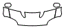 Hood, Fender and Mirror Kit pattern for the 2008 Jaguar XKR