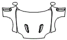Full Hood, Fender and Mirror Kit pattern for the 2008 Jaguar XKR