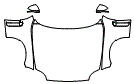 Full Hood, Fender and Mirror Kit pattern for the 2011 Jaguar XK
