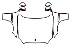 Full Hood, Fender and Mirror Kit pattern for the 2019 Jaguar XJ