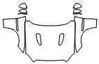 Full Hood, Fender and Mirror Kit pattern for the 2019 Jaguar XJL