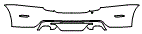 Rear Bumper Kit pattern for the 2019 Jaguar XJ