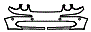 Bumper Kit pattern for the 2004 Jaguar XJ8