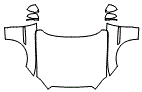 Full Hood, Fender and Mirror Kit pattern for the 2011 Jaguar XJ
