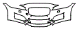 Bumper Kit pattern for the 2017 Jaguar XF