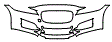 Bumper Kit pattern for the 2017 Jaguar XF