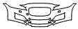 Bumper Kit pattern for the 2017 Jaguar XF