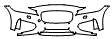Bumper Kit pattern for the 2017 Jaguar XF