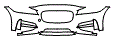Bumper Kit pattern for the 2017 Jaguar XF