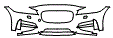 Bumper Kit pattern for the 2017 Jaguar XF