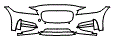 Bumper Kit pattern for the 2017 Jaguar XF