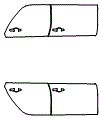 Door Kit pattern for the 2018 Jaguar XF