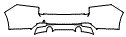 Rear Bumper Kit pattern for the 2018 Jaguar XF
