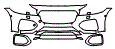Bumper Kit pattern for the 2024 Jaguar XF