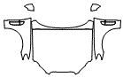 Full Hood, Fender and Mirror Kit pattern for the 2009 Jaguar XF