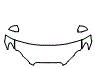 Hood, Fender and Mirror Kit pattern for the 2010 Jaguar XF