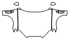 Full Hood, Fender and Mirror Kit pattern for the 2010 Jaguar XF