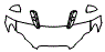 Hood, Fender and Mirror Kit pattern for the 2011 Jaguar XFR