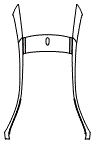 A-Pillar and Roof Kit pattern for the 2019 Jaguar XJL