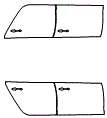 Door pattern for the 2019 Jaguar XJL