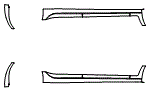 Rocker Panel Kit pattern for the 2019 Jaguar XJL