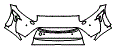 Bumper Kit pattern for the 2015 Jaguar XK