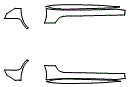 Rocker Panel Kit pattern for the 2018 Jaguar F-Type