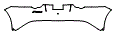 Rear Bumper Kit pattern for the 2018 Jaguar F-Type