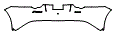 Rear Bumper Kit pattern for the 2020 Jaguar F-Type