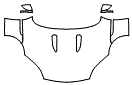 Full Hood, Fender and Mirror Kit pattern for the 2018 Jaguar F-Type