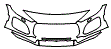 Bumper Kit pattern for the 2024 Jaguar F-Type