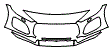 Bumper Kit pattern for the 2021 Jaguar F-Type