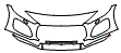 Bumper Kit pattern for the 2021 Jaguar F-Type