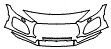 Bumper Kit pattern for the 2021 Jaguar F-Type