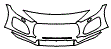Bumper Kit pattern for the 2021 Jaguar F-Type