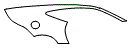 Rear Fender Kit pattern for the 2018 Jaguar F-Type