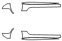 Rocker Panel Kit pattern for the 2018 Jaguar F-Type