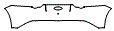 Rear Bumper Kit pattern for the 2018 Jaguar F-Type