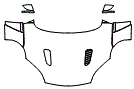Full Hood, Fender and Mirror Kit pattern for the 2018 Jaguar F-Type