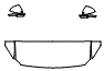 Hood, Fender and Mirror Kit pattern for the 2020 Jaguar XE