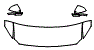 Hood, Fender and Mirror Kit pattern for the 2020 Jaguar XE