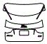 Trunk Lid Kit pattern for the 2018 Jaguar F-Pace
