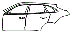 Door and Rear Fender Kit pattern for the 2026 Jaguar F-Pace