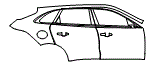 Door and Rear Fender Kit pattern for the 2026 Jaguar F-Pace
